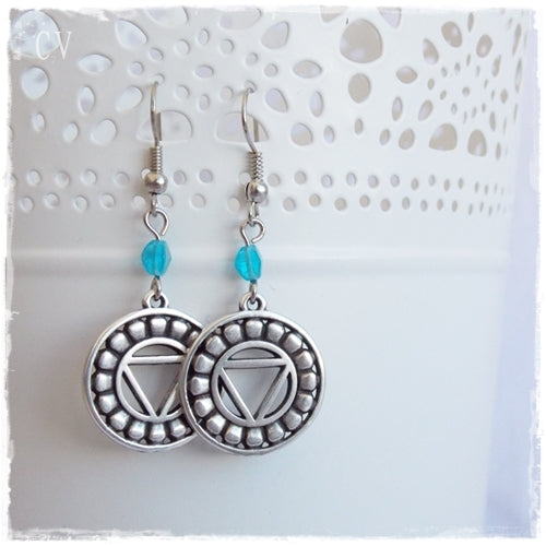 Vishudda Silver Earrings
