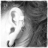 Fake Love Knot Celtic Cartilage Earring