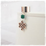 Endless Knot Ear Cuff