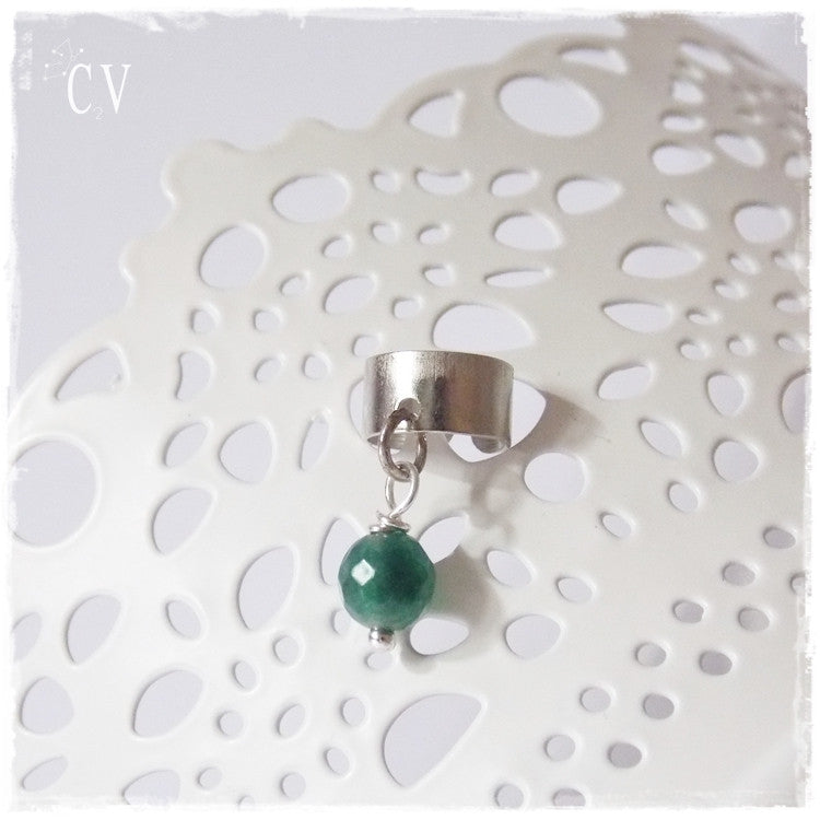 Indian Agate Gemstone Ear Cuff