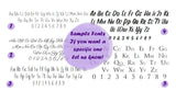 Personalized Christmas Ornaments - Font Options
