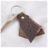 Romantic Leather Keychain ~