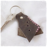 Romantic Leather Keychain ~