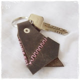 Romantic Leather Keychain ~