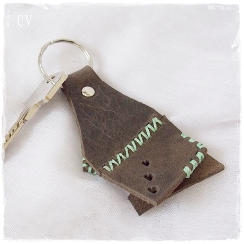 Indie Leather Keychain