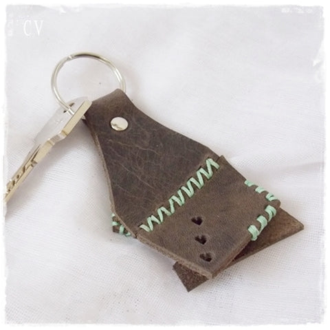 Indie Leather Keychain ~