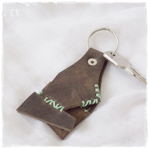 Indie Leather Keychain