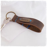 Inspiration Believe Positive Leather Keychain