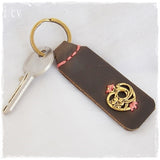 Floral Heart Keychain #