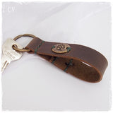 Crann Bethadh Leather Keychain