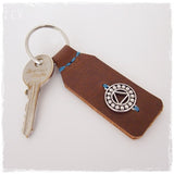 Throat Chakra Keychain