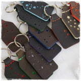 Constellation Custom Leather Keyrings