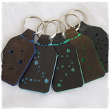 Constellation Custom Leather Keyrings