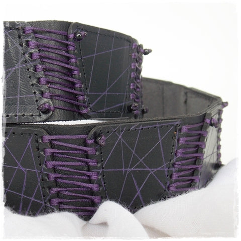Gothic Corset Black Leather Belt