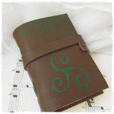 Triskelion Leather Journal