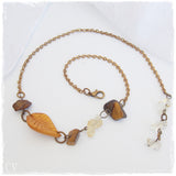 Tiger's Eye Stone Fall Necklace
