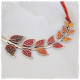 Leaves Harvest Bib Necklace