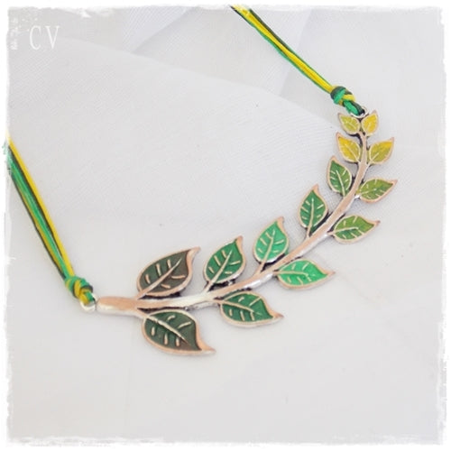 Woodland Bib Necklace