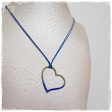 Minimal Hollow Heart Necklace