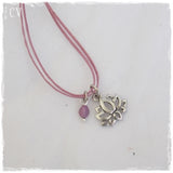Lotus Flower Yoga Meditation Necklace