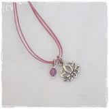 Dainty Lotus Flower Layering Yoga Necklace