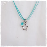 Tiny Star Birthstone Pendant Necklace