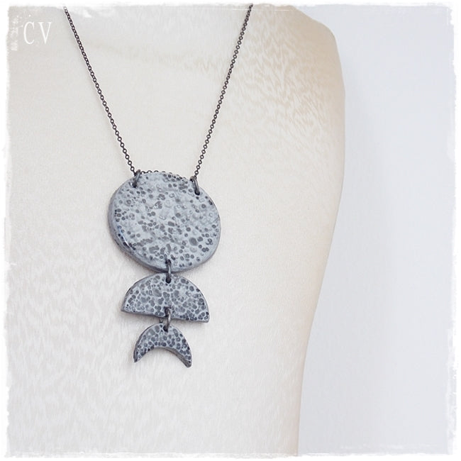 Moon Phases Statement Necklace*