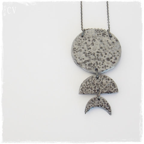Moon Phases Statement Necklace*