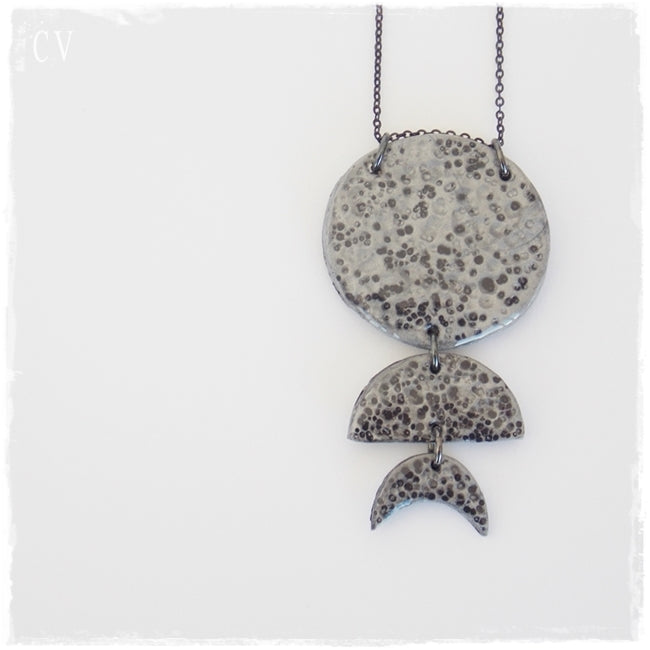 Moon Phases Statement Necklace*