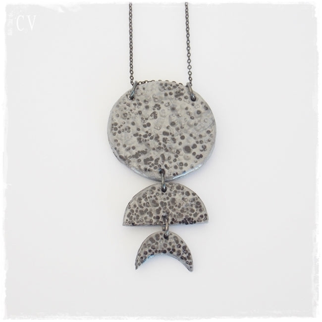 Moon Phases Statement Necklace*