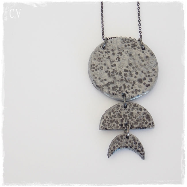Moon Phases Statement Necklace*