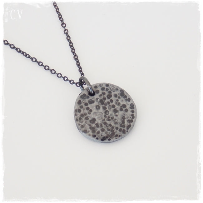 Full Moon Pendant Necklace