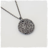 Full Moon Polymer Clay Necklace