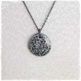 Silver Moon Planet Necklace