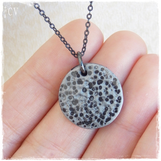 Silver Moon Dainty Necklace