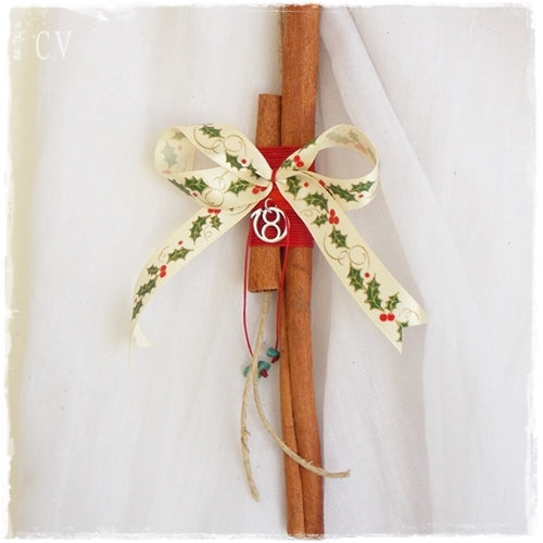 Handmade Good Luck Cinnamon Stick Ornament