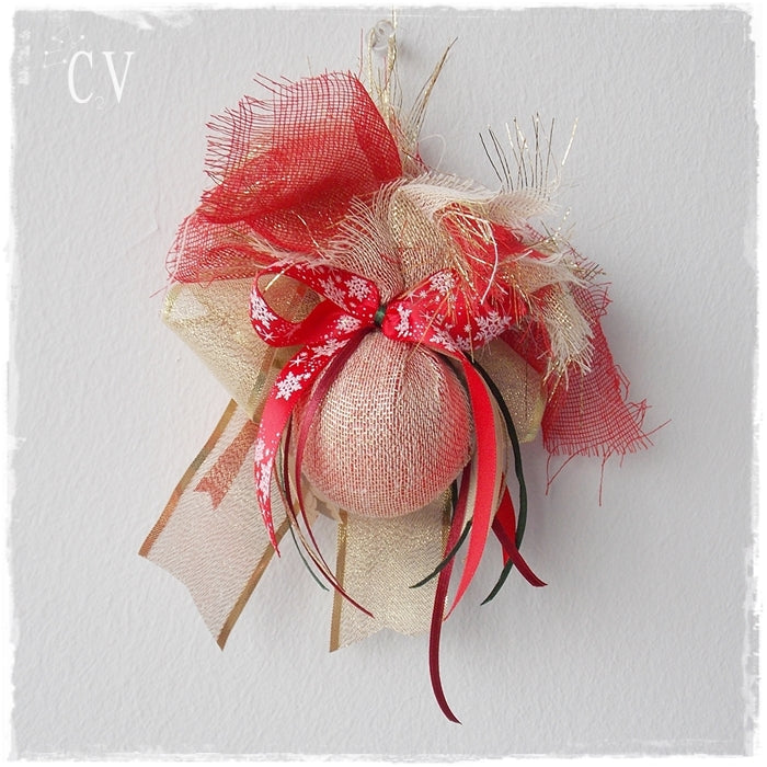 Handmade Christmas Ball Ornament - 2019