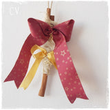 Starry Ribbon 2019 Cinnamon Stick Ornament