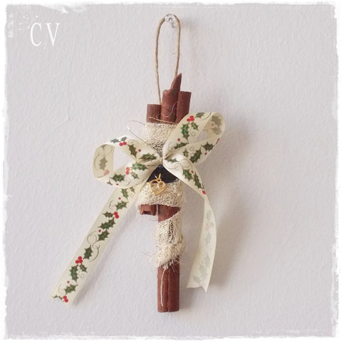 Holly Lucky Charm Christmas Ornament