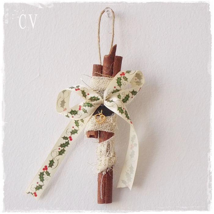 2019 Cinnamon Stick Christmas Ornament