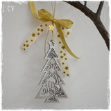2023 - Wooden Christmas Tree Ornament "Noel"