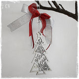 2023 Christmas Wooden Tree Good Luck Ornament