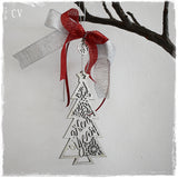 2023 Christmas Tree Wooden Ornament