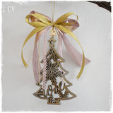 2023 Merry Christmas Wooden Tree Ornament