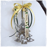 Wooden Christmas Tree Onrmanet with Evil-Eye Charm - 2023