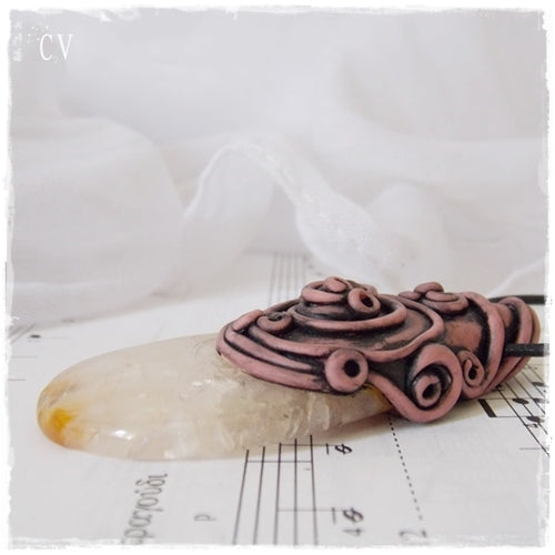 Dragon Vein Agate Necklace