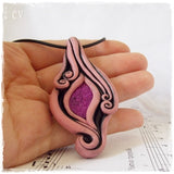 Yoni Goddess Polymer Clay Necklace