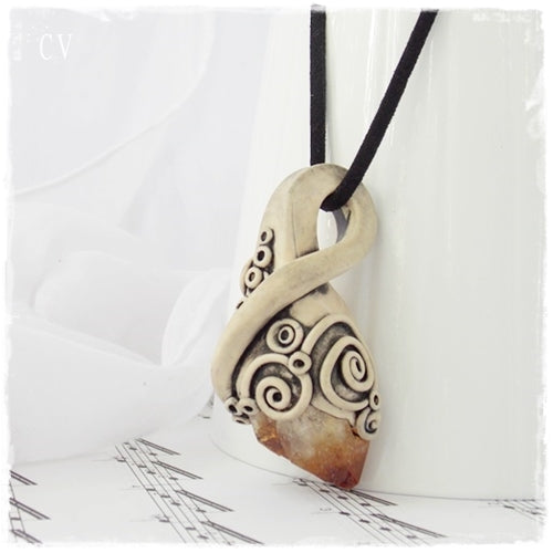 Protection Stone Citrine Necklace