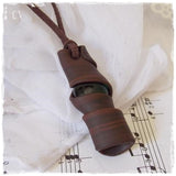 Wooden Protection Pendant Necklace