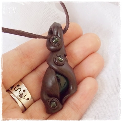 Elven Protection Stone Necklace